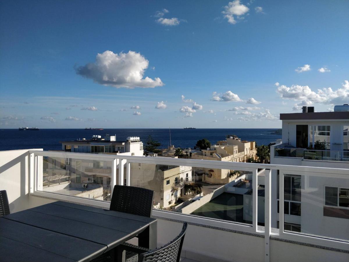 Sea View Penthouse With Large Terrace Irom1-1 Marsaskala Exterior foto